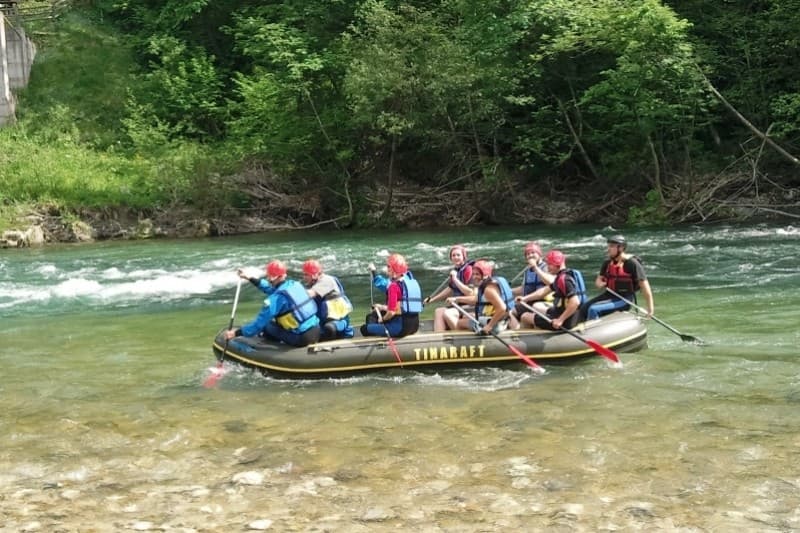 Rafting po reki Savi Bohinjki